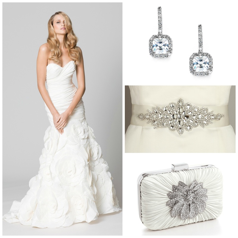 Wedding dress and accessories at The Dress Matters Bridal Shop