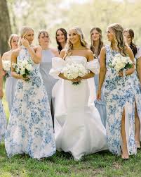 Mix and match bridesmaid dresses